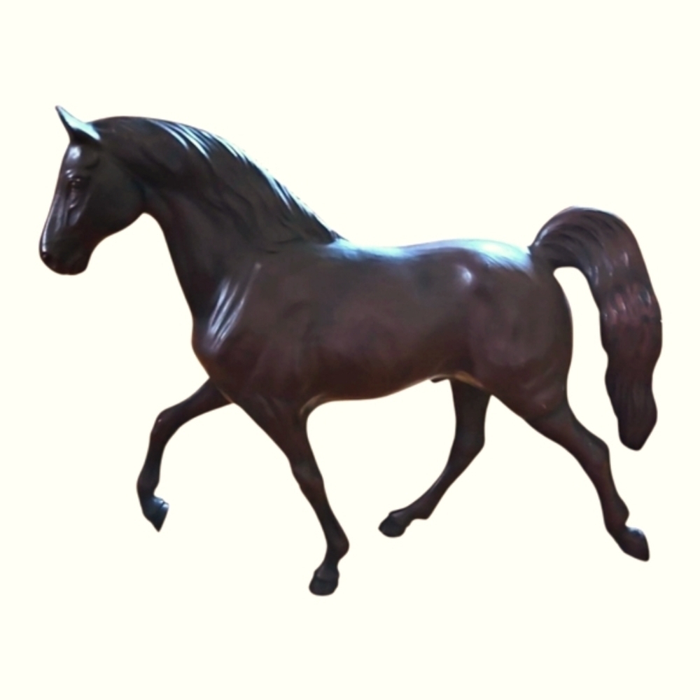 Vintage 1970s Hartland Plastics Tennessee Walking Horse Woodcut 9"